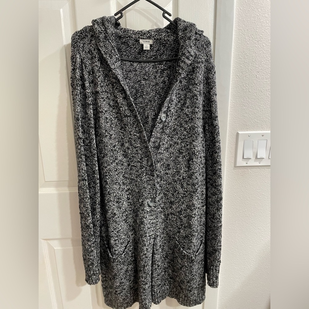 L.L. Bean Grey Cardigan